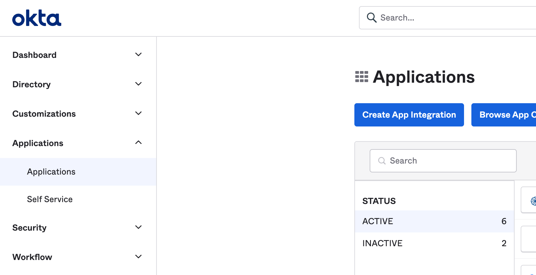 Creating an App Integration in Okta